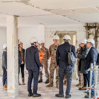 Pose de première Pierre