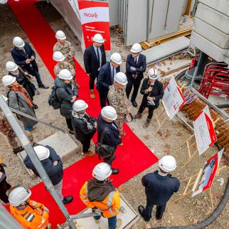 Pose de première Pierre